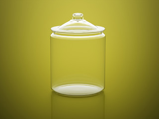 Green glass rendered