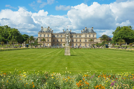 The Jardin du Luxembourg, or the Luxembourg Garden, located in t