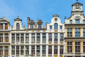 Guildhalls at the Grand Place in Brussels, Belgium