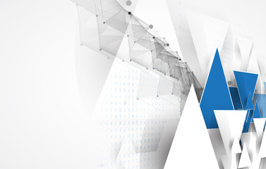 abstract technology background Business & development direction