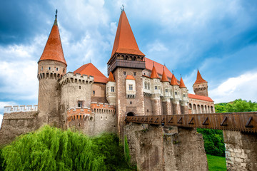 Fototapeta na wymiar Corvin castle in Romania