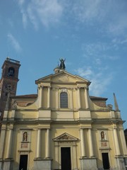 Fototapeta na wymiar Chiesa parrocchiale di Garlasco