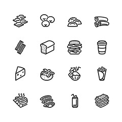 food icon set