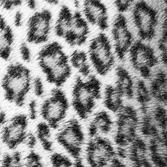Synthetic leopard fur texture background