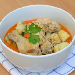 curry chicken soup