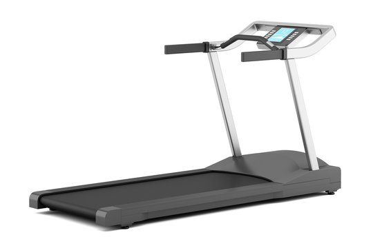 Treadmill Isolated On White Background