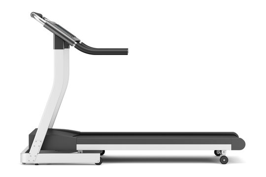 Treadmill Isolated On White Background