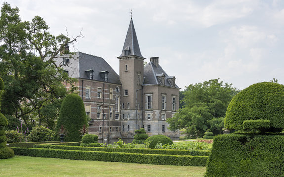 garden of the landscape Twickel in Holland