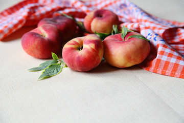 Ripe peaches