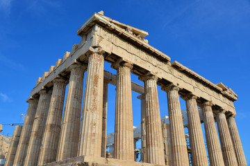Obraz premium Le Parthénon de l'Acropole à Athènes