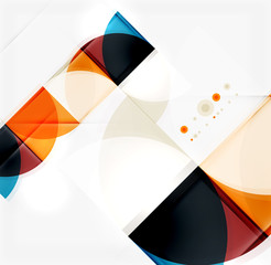 Fototapeta premium Semicircle triangle pattern