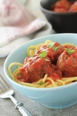 Italian meatballs in tomato sauce