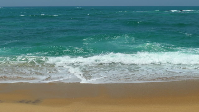 landscape with ocean waves
