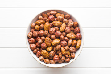 various sugared nuts