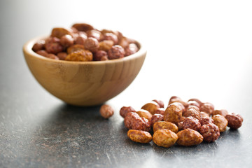 various sugared nuts