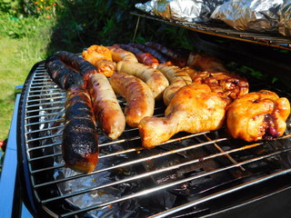 am Grillen