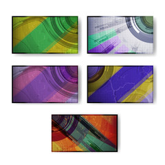 set for abstract  background