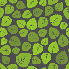 Seamless leaves pattern