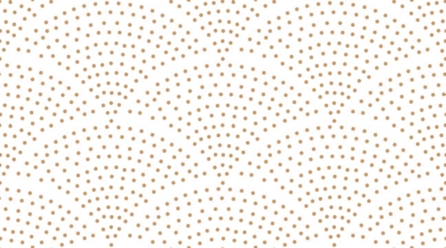 Vector seamless background in the form of fish scales consisting of gray stars. The fountain of the stars on white.