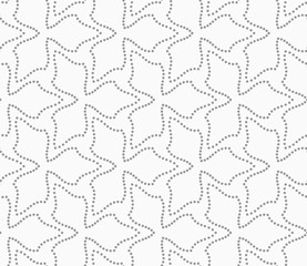 Gray dotted flowers three pedals