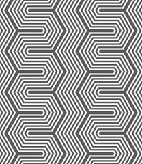 Monochrome dark hexagonal zigzag