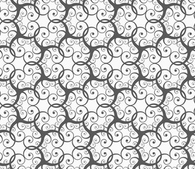 Monochrome many spirals