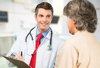 Fototapeta premium Doctor, Patient, Medical Exam.