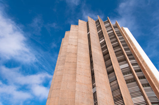 Caixa Economica Federal Headquarters Building in Brasilia