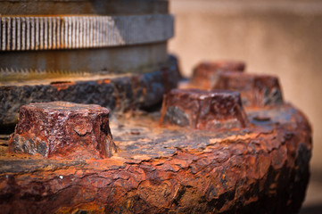 Old Rusty Heavy Machinery