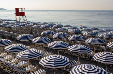 One of the beautiful beaches in Nice (France)