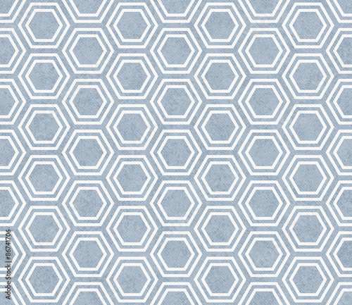 Blue And White Hexagon Tile Pattern Repeat Background Stock Photo Blue And White Hexagon Tile Pattern Repeat Background