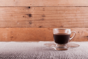 a glass of espresso.