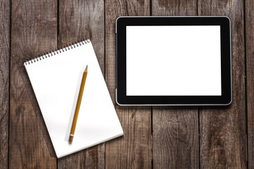 Sketchbook, Pencil And B Computer Tablet