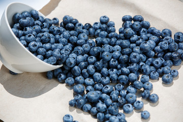 Fresh Blueberries organic food