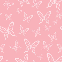 Fototapeta premium Butterfly pattern