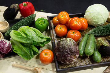 Obraz na płótnie Canvas fresh vegetable