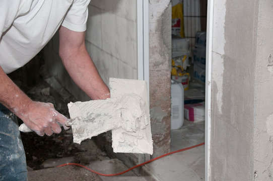Handwerker bei der Arbeit