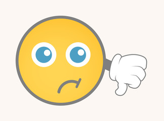 Failure - Cartoon Smiley Vector Face