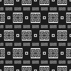 Graphical seamless pattern on black background