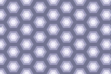 Monochrome abstract geometric background with hexagon polygons