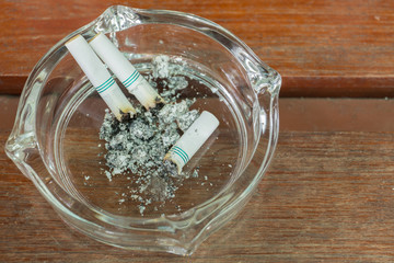 Smoking and ashtray