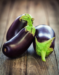 Organic eggplant