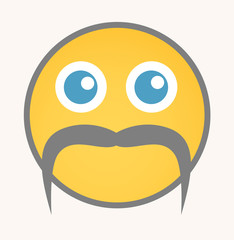 Chinese Smiley Vector Face