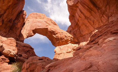 Dramatic Landscape Rock Formations Utah National Park
