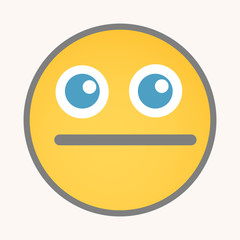 Keep Quiet - Cartoon Smiley Vector Face