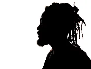 Silhouette eines afroamerikanischen Mannes © Laurin Rinder