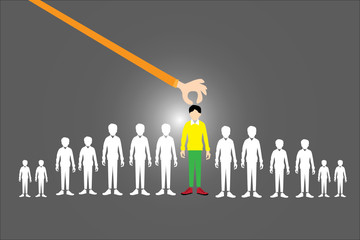 The most notable men And only the best are selected, the man index, key man © seekeaw