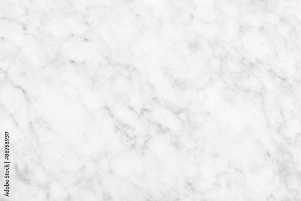 Wall mural white marble texture background (high resolution).