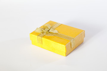 Beautiful present box with bow