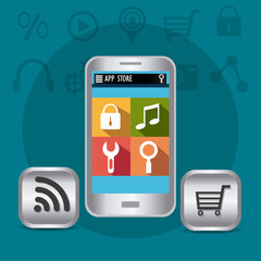 App store digital design.